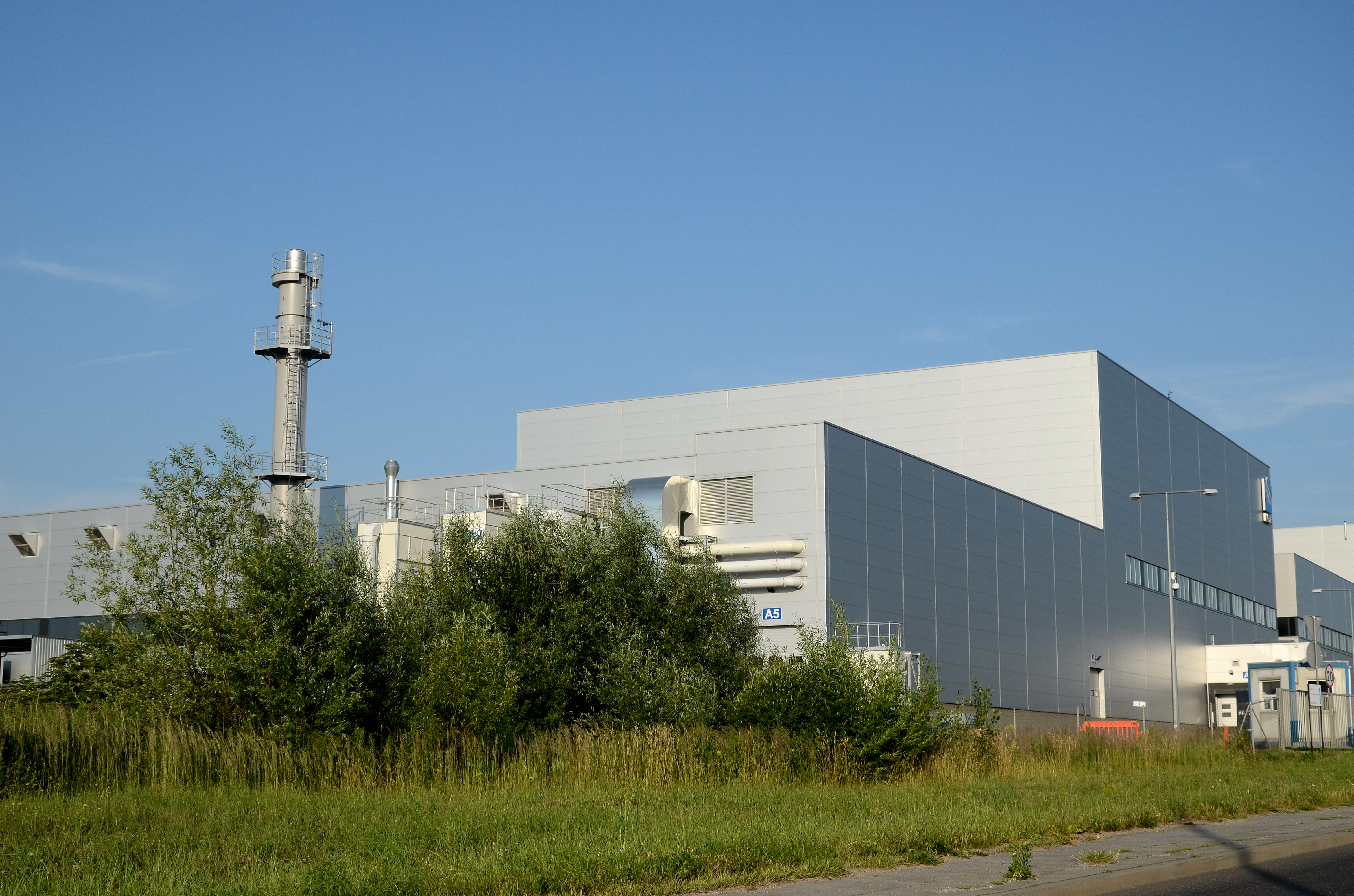 Modern factory building (in Poland, Gliwice)